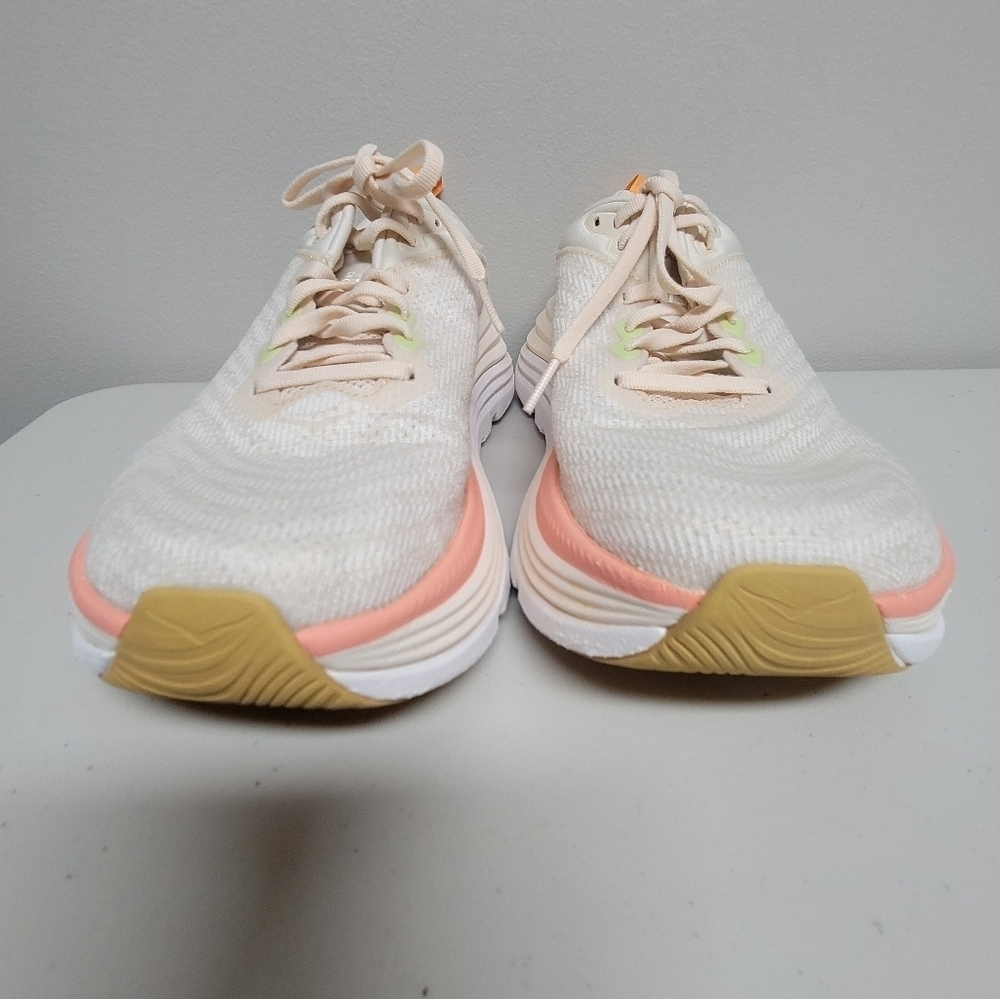 Hoka One One Gaviota 5 Vanilla Eggnog Stability Sneakers Women's 9B. - Picture 13 of 14